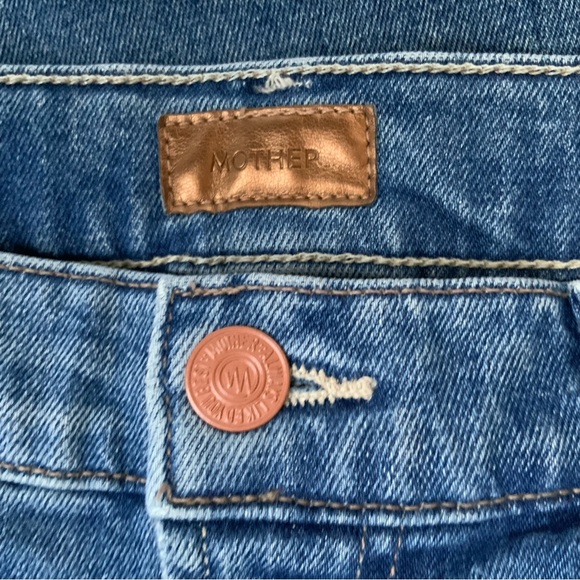 MOTHER Jeans Hustler Ankle Flare Blue Size 29 - Picture 8 of 13